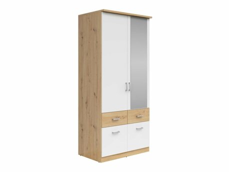 Wardrobe Boston 533 (Artisan oak + White)