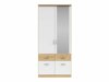 Wardrobe Boston 533 (Artisan oak + White)