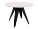 Table Oswego 114 (Black + White marble)