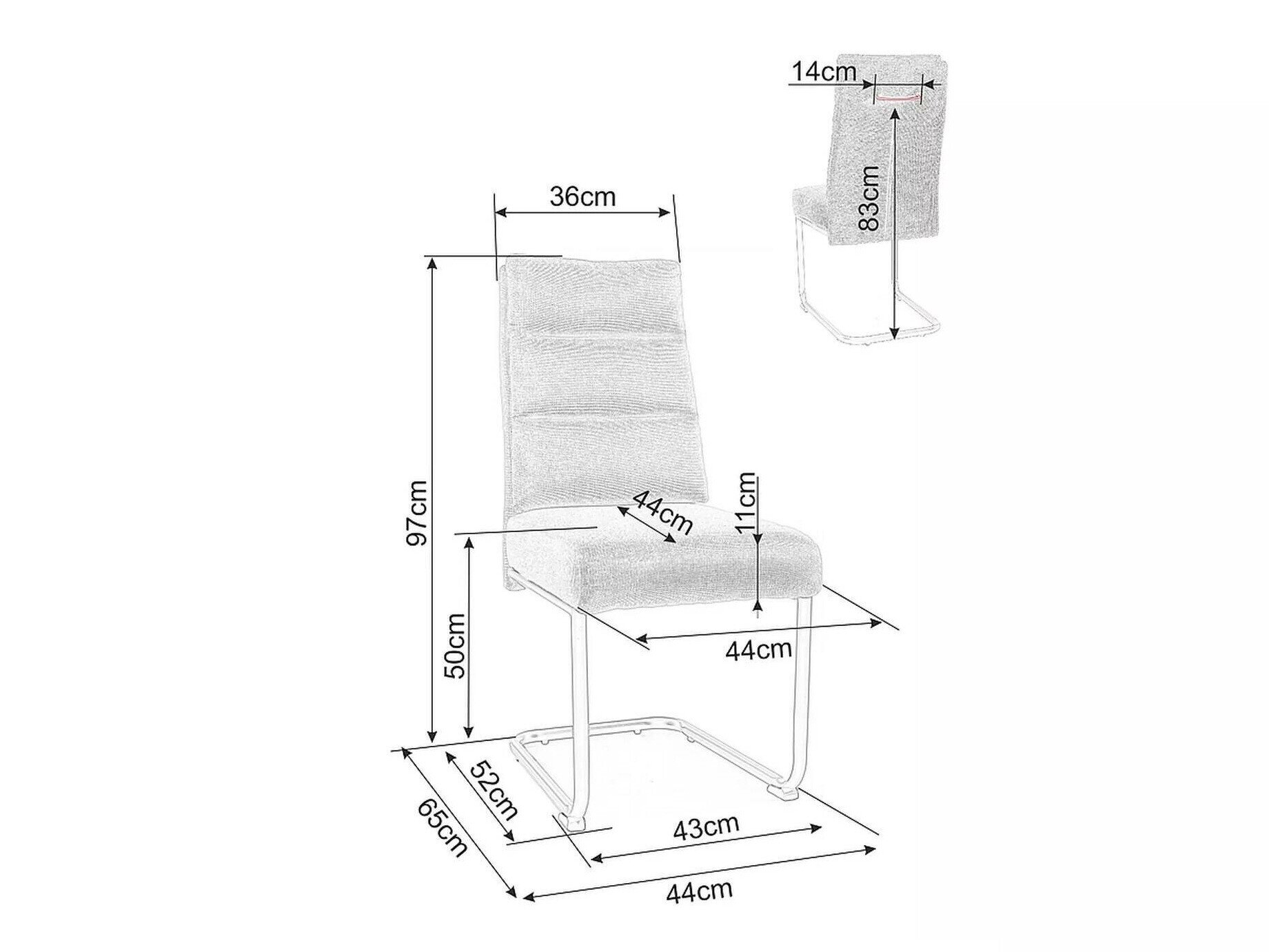Tuoli Detroit 294 (Beige)