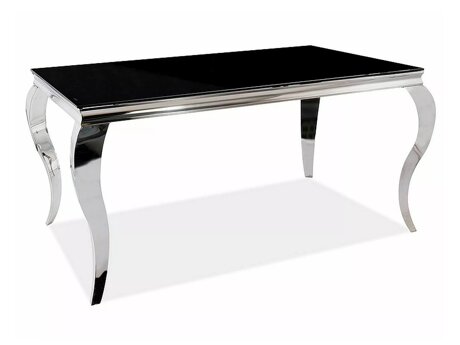 Table Detroit 323 (Black + Silver)