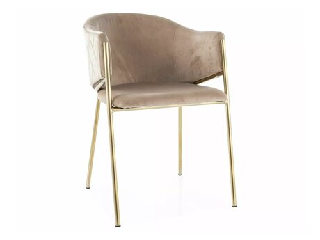Tuoli Detroit 329 (Beige + Kultainen)