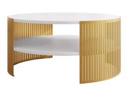 Sohvapöytä Civer I (Kultainen + Valkoinen)