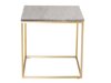 Coffee table Dallas 178 (Black marble + Brass)