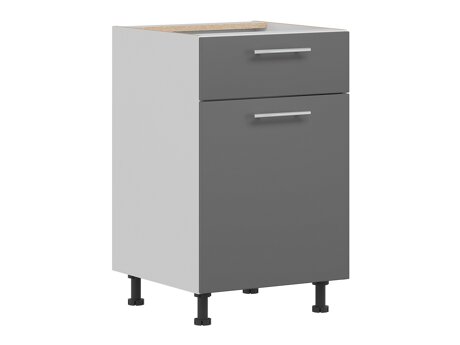 Modulaarinen kaappi vetolaatikolla ja ovilla Tiffa Grey 140