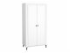 Vaatekaappi Mormavu 100 (Matta valkoinen)
