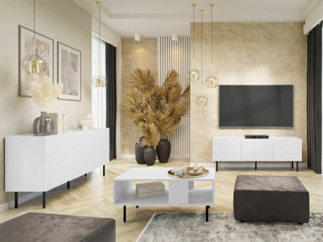 Living room set Sillen (White)