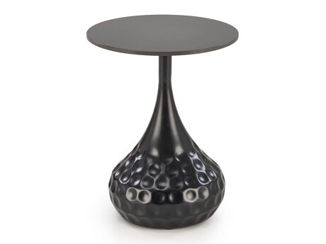 Side table Houston 1807 (Black + Black marble)
