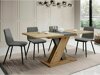 Table Detroit 568 (Artisan oak + Anthracite)