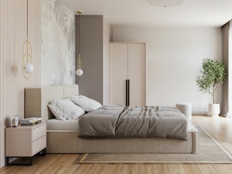 Makuuhuonesetti Calcalo 111 (Beige)