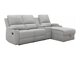Kulmasohva kallistustoiminnolla Denton 1368 (Vaaleanharmaa)