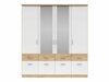 Wardrobe Boston 537 (Artisan oak + White)