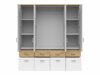 Wardrobe Boston 537 (Artisan oak + White)