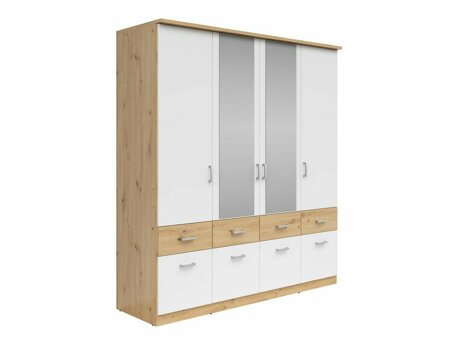 Wardrobe Boston 537 (Artisan oak + White)