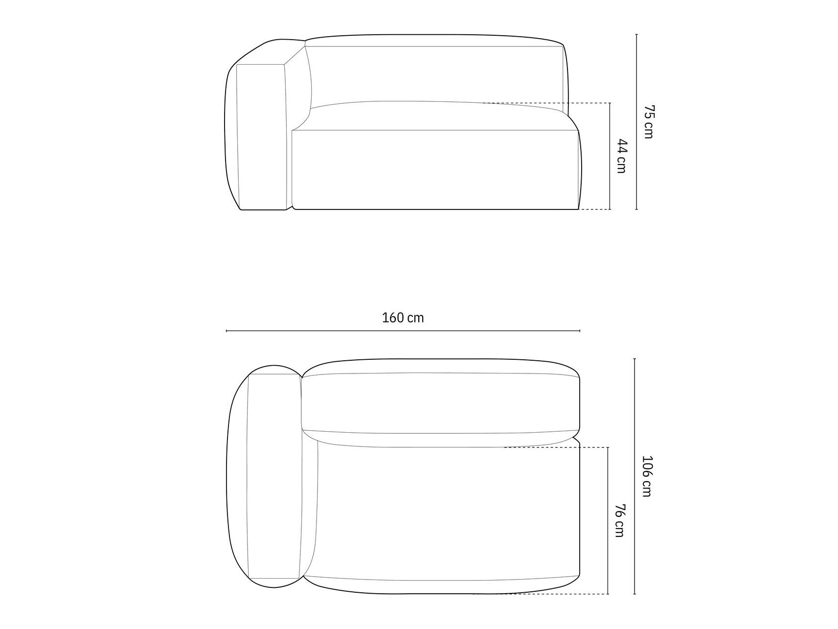 Modulaarinen istuinyksikkö Sorcoro 111 (Vogue 03)