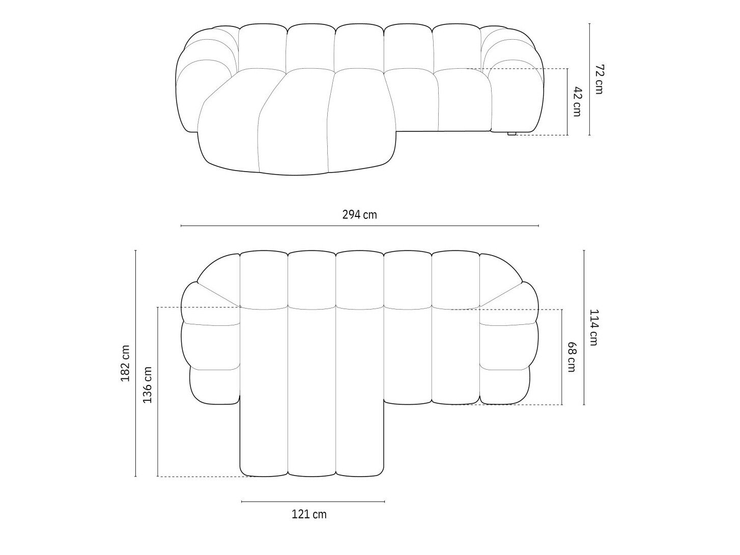 Kulmasohva Cirnolu 105 (Bubble 03)