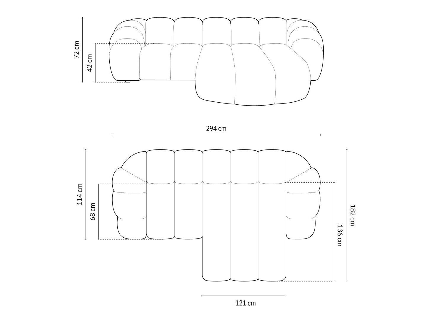 Kulmasohva Cirnolu 105 (Bubble 07)