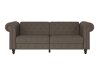 Chesterfield-sohva Tulsa 217 (Tummanruskea)