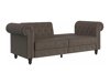 Chesterfield-sohva Tulsa 217 (Tummanruskea)