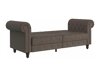 Chesterfield-sohva Tulsa 217 (Tummanruskea)