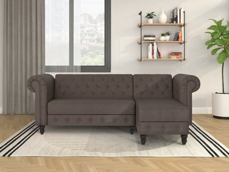 Chesterfield-kulmasohva Tulsa 622 (Ruskea)