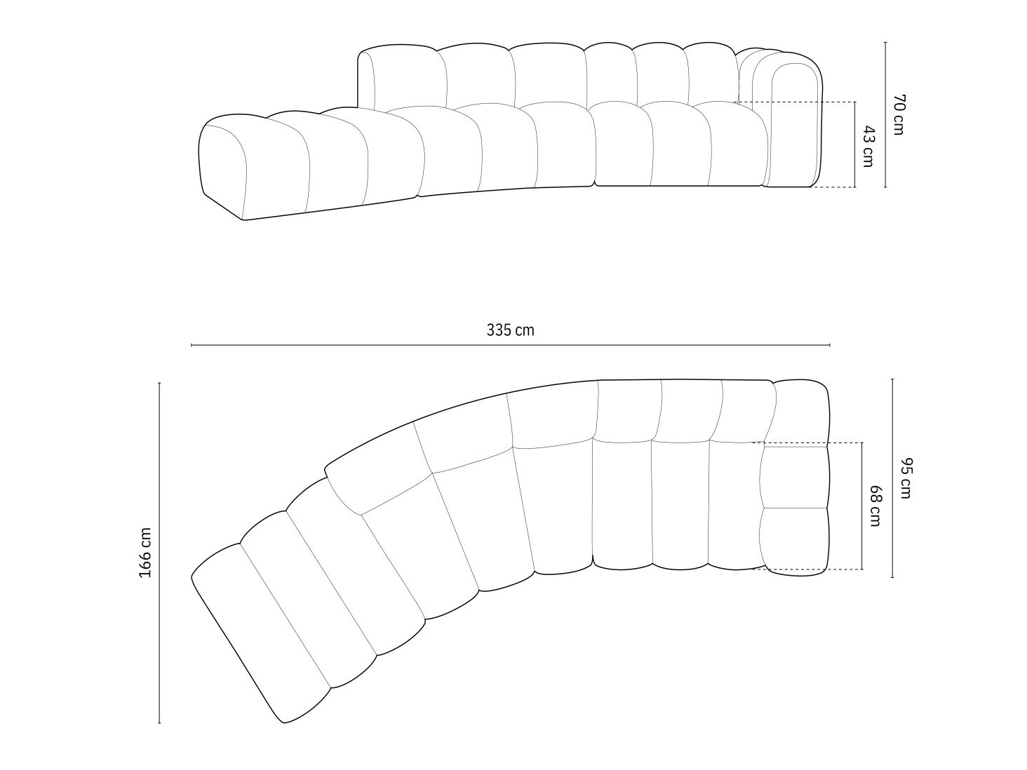 Moduulisohva Cirleve 107 (Salvador 05)