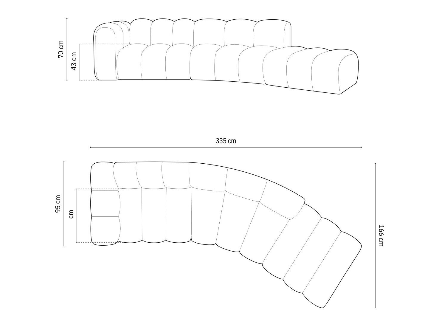 Moduulisohva Cirleve 107 (Salvador 14)