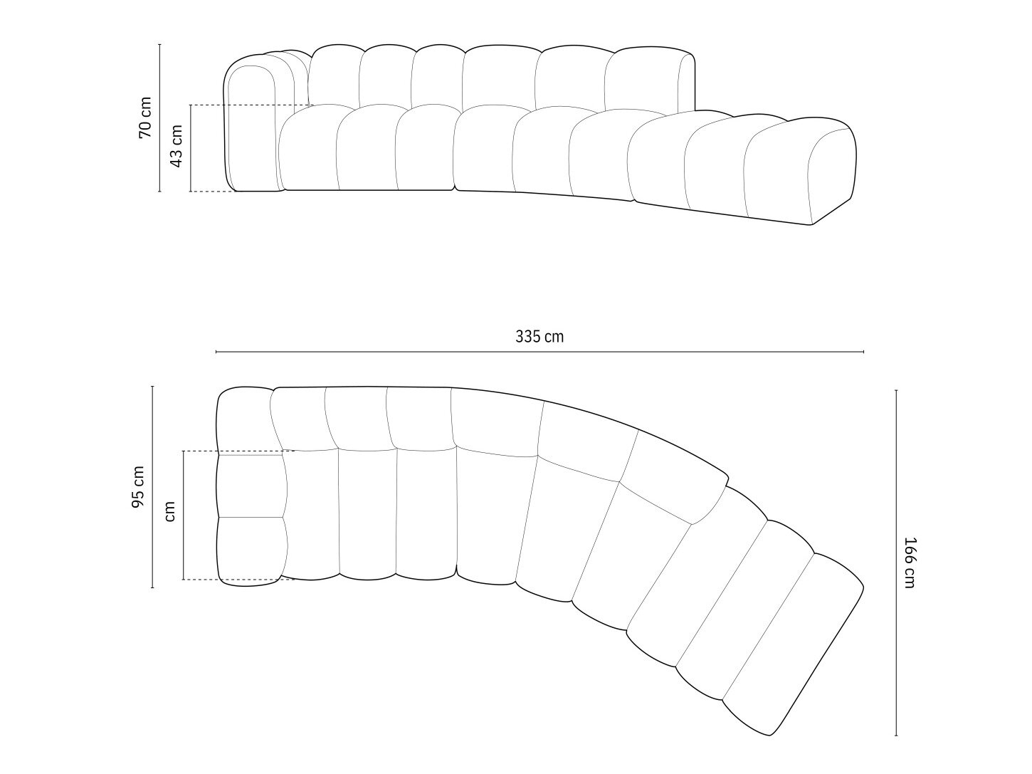 Moduulisohva Cirleve 107 (Salvador 12)