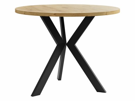 Sohvapöytä Dearborn 106 (Artisaanitammi + Musta)