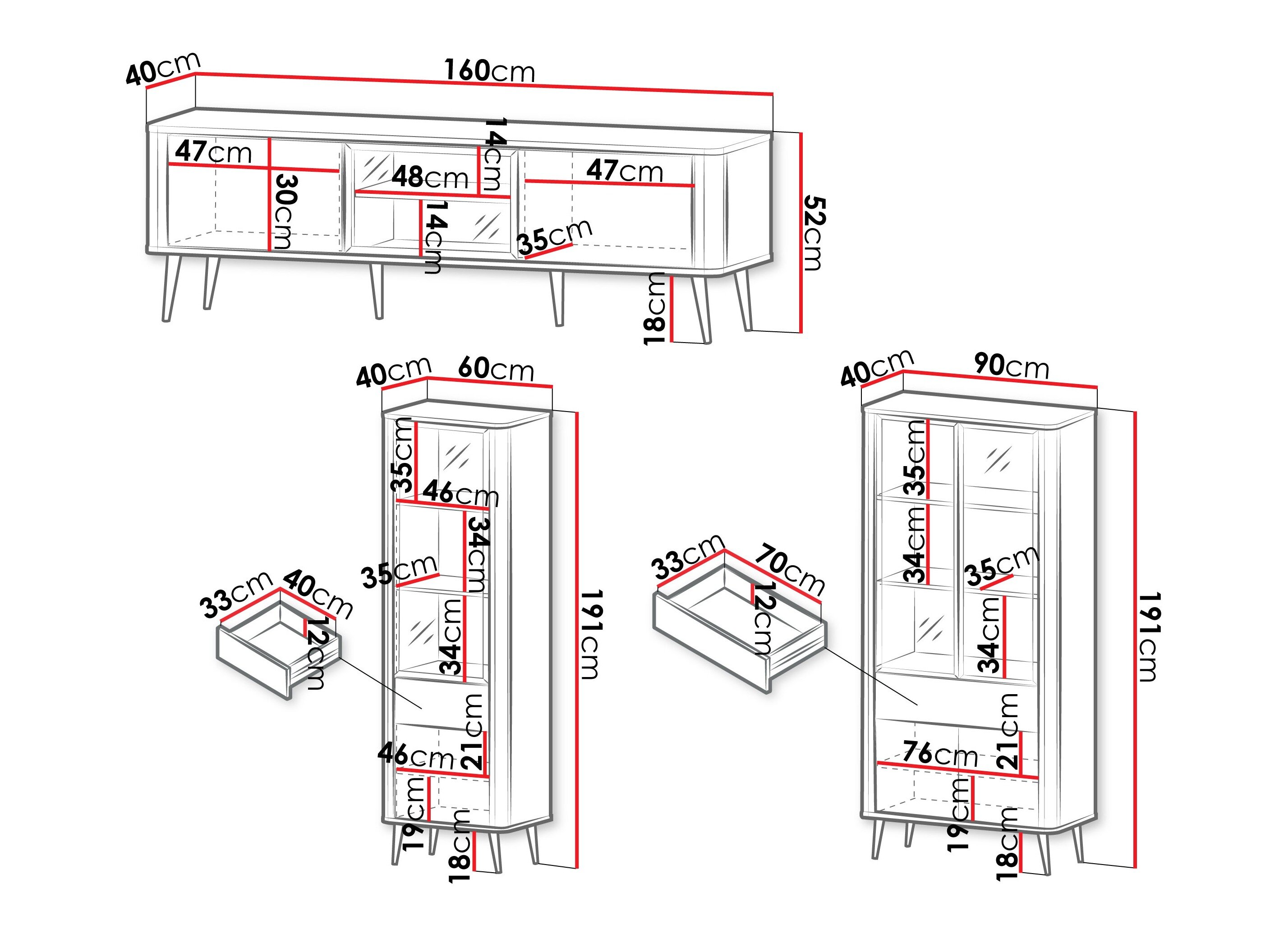 Olohuonesetti Lufela 121 (Kashmir + Harmaa marmori)