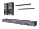Living room set Serodeu 100 (Dark concrete)