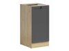 Modulaarinen kaappi ovilla Classic Grey Oak 100