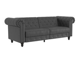 Chesterfield-sohva Tulsa 217 (Tummanharmaa)