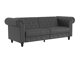 Chesterfield-sohva Tulsa 217 (Tummanharmaa)