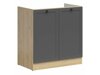 Modulaarinen allaskaappi ovilla Classic Grey Oak 101