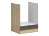 Modulaarinen kaappi sisäänrakennetuille laitteille Classic Grey Oak 109