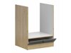 Modulaarinen kaappi sisäänrakennetuille laitteille Classic Grey Oak 109