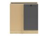 Modulaarinen kulmakaappi Classic Grey Oak 115