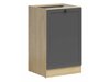 Modulaarinen kaappi ovilla Classic Grey Oak 116