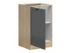 Modulaarinen kaappi ovilla Classic Grey Oak 116