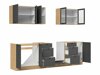 Moduulikeittiöryhmä Classic Grey Oak 118