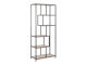 Bookcase Norsica Sevferi 104 (Sonoma oak + Black)