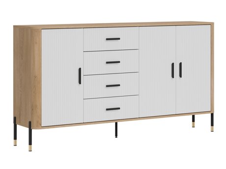 Chest of drawers Flosora 121 (White)