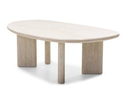 Sohvapöytä Burleson 476 (Vaalea Travertine)
