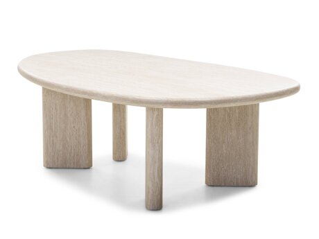 Sohvapöytä Burleson 476 (Vaalea Travertine)
