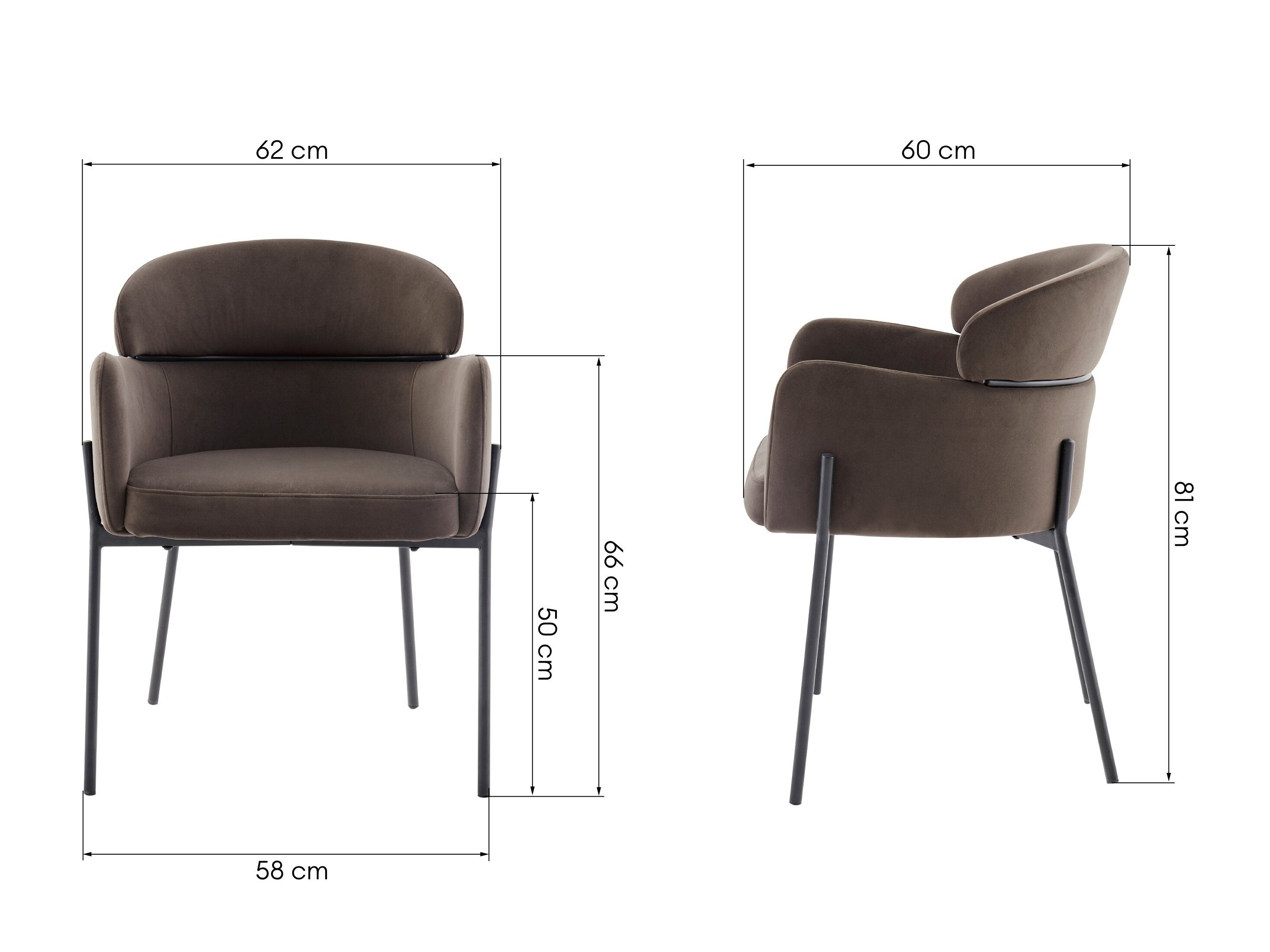 Tuoli Burleson 175 (Ruskea)