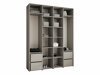 Vaatekaappi Hartford 554 (Kashmir)