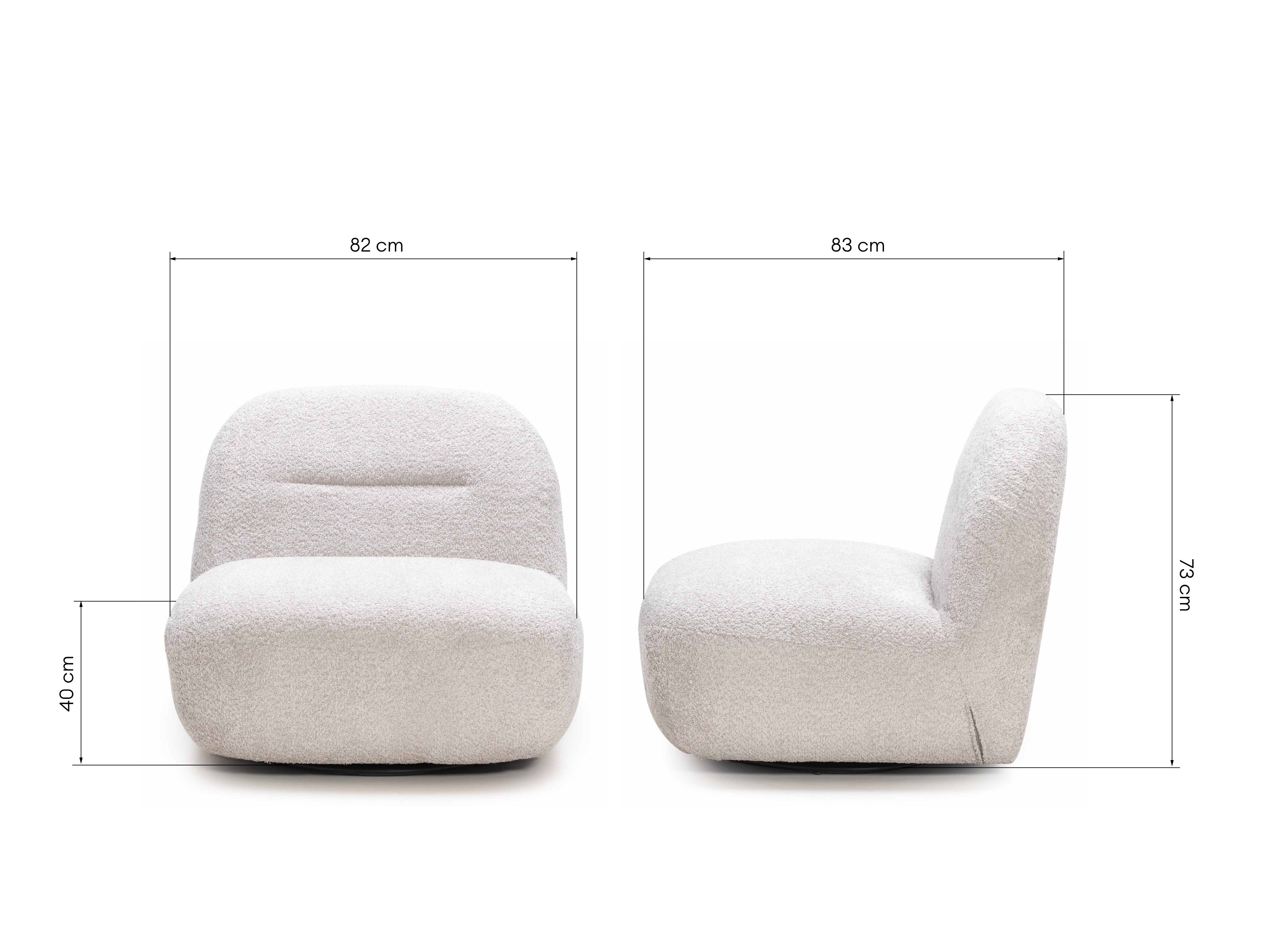 Nojatuoli Burleson 444 (Harmaa beige)