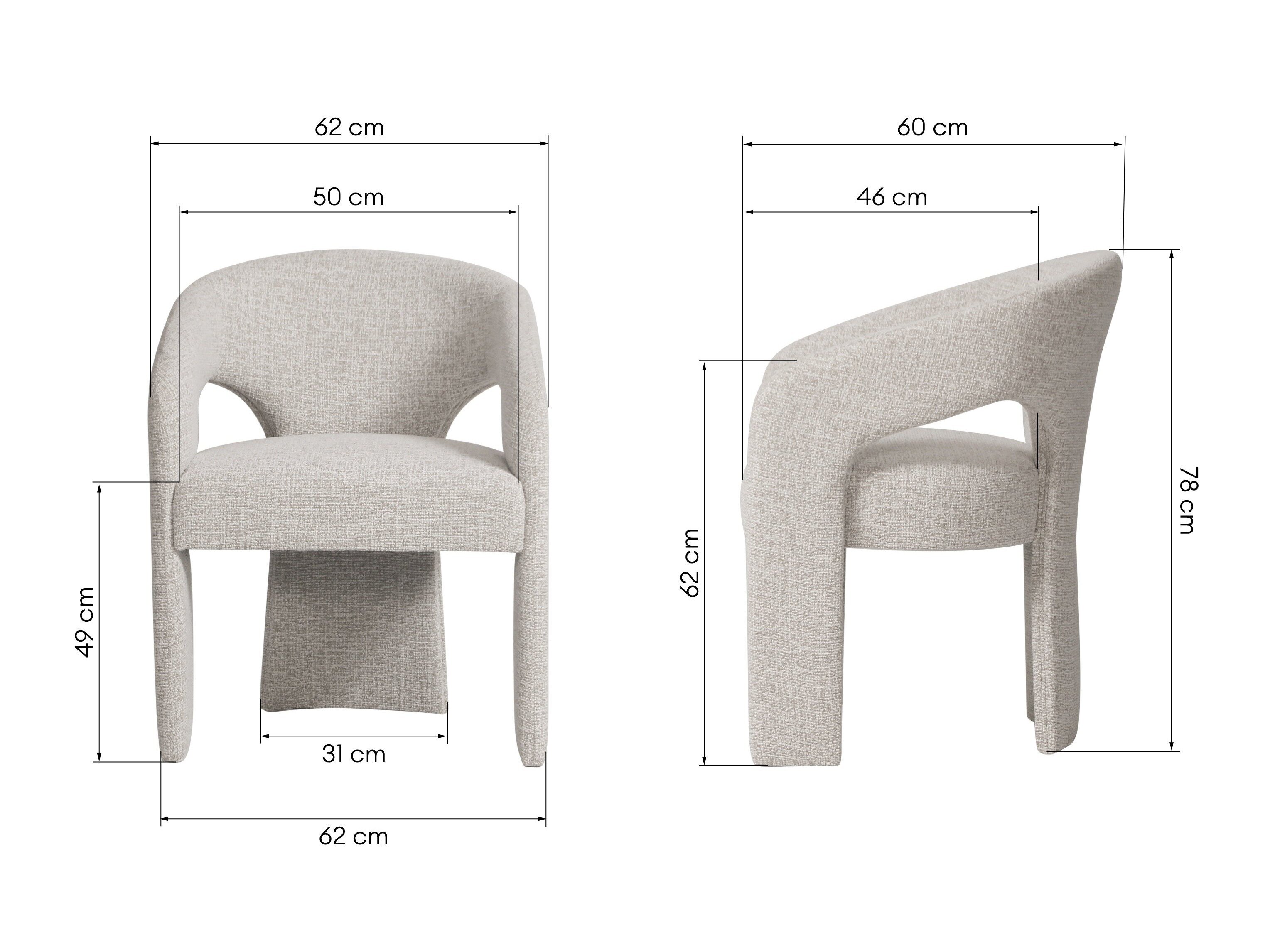 Tuoli Burleson 796 (Vaalea beige)