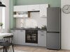 Modulaarinen kaappi vetolaatikolla ja ovilla Ati Grey 102
